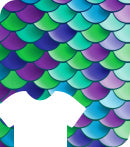 Siser- Mermaid Scales Teal EasyPatterns HTV
