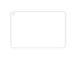 2" x 3" Acrylic Rectangle