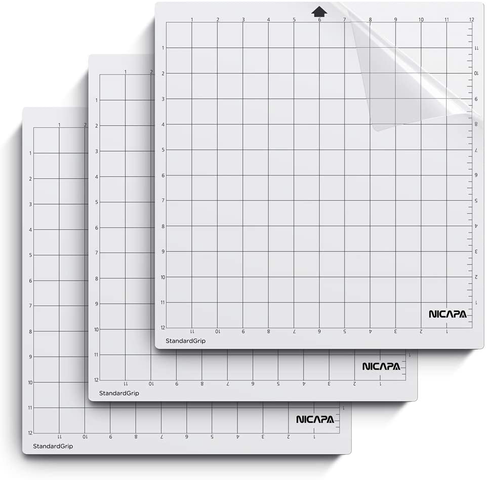 NICAPA 12 x 12 Standard Mat for Silhouette – Platinum Craft Vinyl