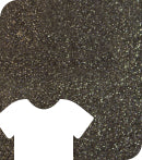 SISER- GLITTER- Black Silver HTV Glitter