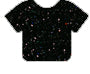 SISER- GLITTER- Galaxy Black HTV Glitter