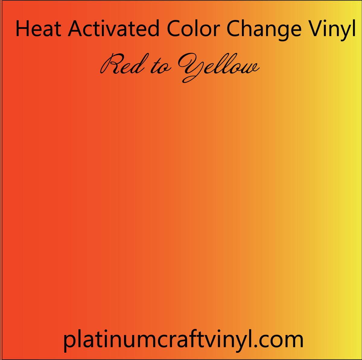Cold Color Changing Vinyl Permanent Adhesive Vinyl - 8 Sheets 12