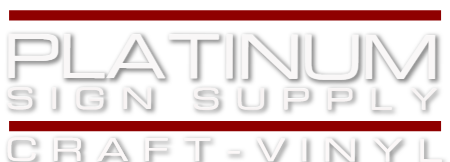 Platinum Sign Supply Craft Vinyl