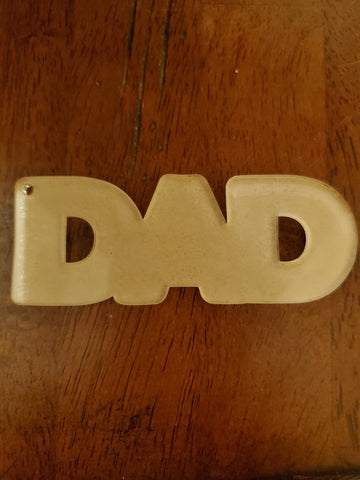 Acrylic "DAD" Keychain