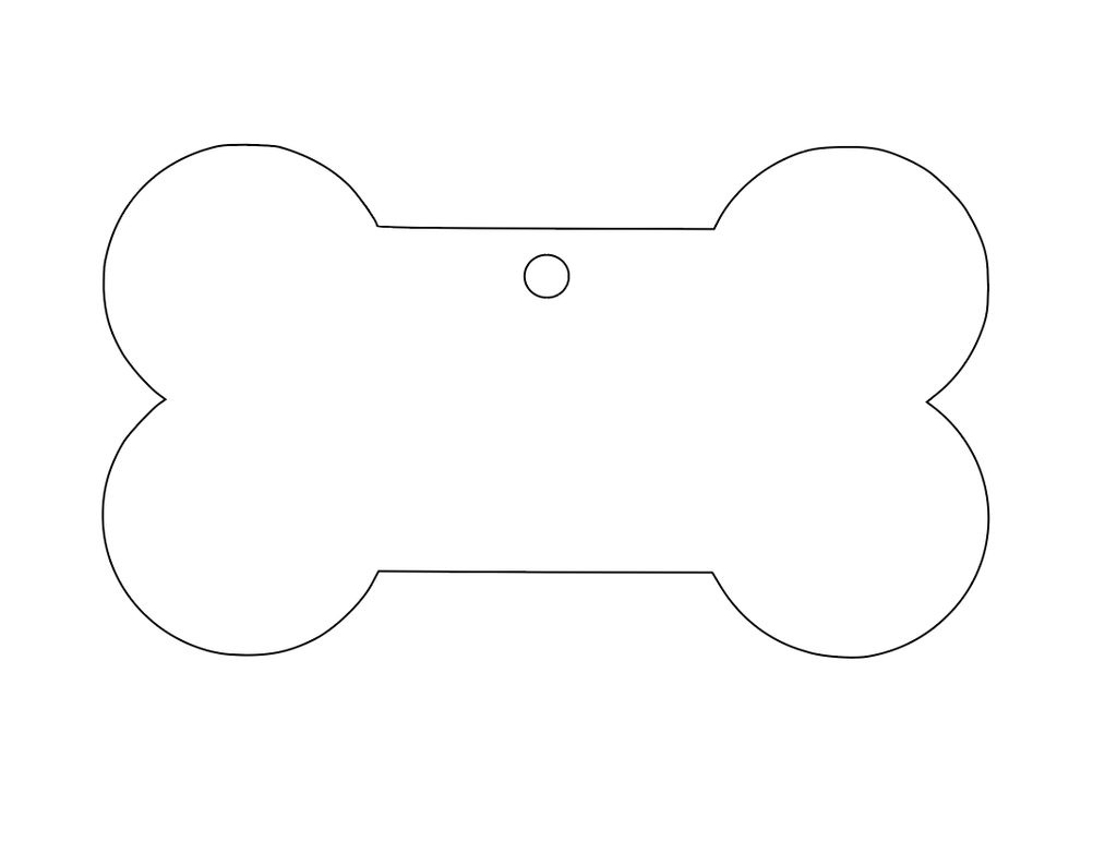 Dog Bone Acrylic – Platinum Craft Vinyl dog-bone-acrylic-platinum-craft-vinyl