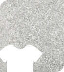 SISER- GLITTER- Silver Confetti HTV Glitter