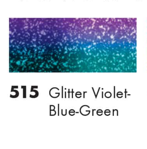 Marabu -Glitter Violet-Blue-Green  Easy Marble