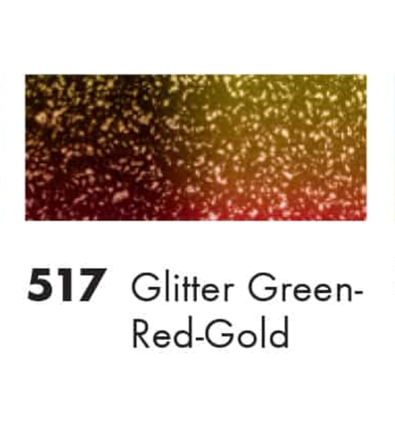 Marabu -Metallic Green-Red-Gold  Easy Marble