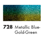 Marabu -Metallic Blue-Gold-Green  Easy Marble