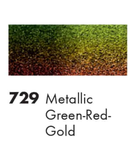 Marabu -Glitter Green-Red-Gold  Easy Marble