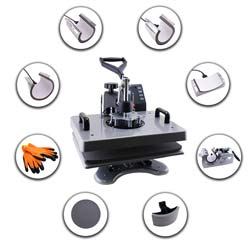 8 in 1 Combo Sublimation Heat Press Machine