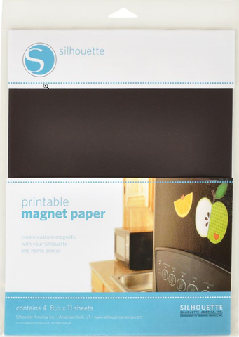 Silhouette Magnet Paper 4pk