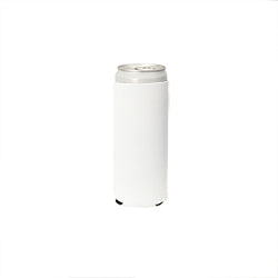 WHITE - White Skinny Can Cooler